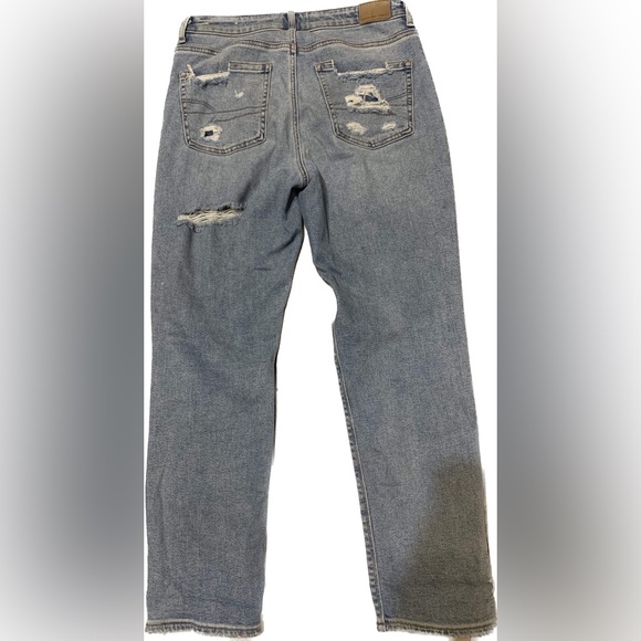 Ripped High Rise Mom Jeans - Picture 3 of 7